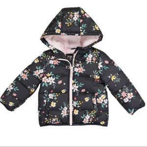 NWT Carter’s Floral Puffer Jacket (Girl 24 month)